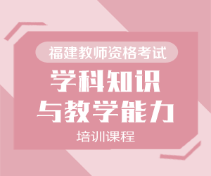 2024年教师资格证考试《学科知识与教学能力》培训课程